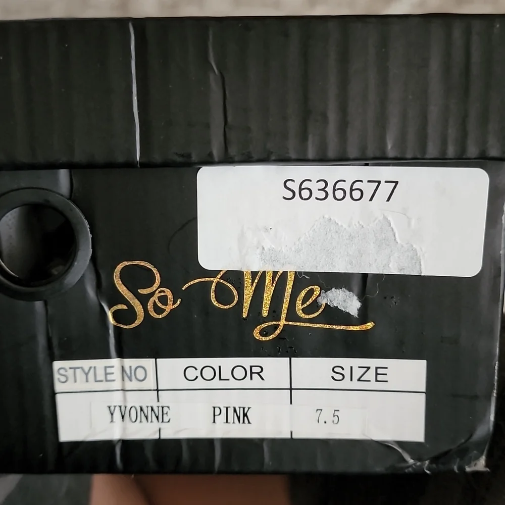 So Me Mauve-Pink Slide Sandals, NWT! Size 7.5 - Picture 5 of 8